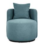 Fauteuil Pasao Bouclé Stof Nola: Blauw