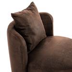 Fauteuil Pasao Microfibre Afua: Marron café