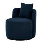 Fauteuil Pasao Geweven stof Scara: Marineblauw