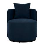 Fauteuil Pasao Geweven stof Scara: Marineblauw