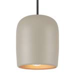 Hanglamp Notti 10 aluminium - 1 lichtbron - Taupe