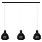 Hanglamp Pop 3 lichtbronnen aluminium - zwart