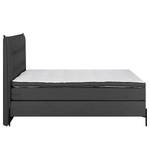 Letto boxspring Temre Tessuto Inas: grigio scuro - 180 x 200cm