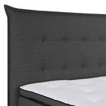 Boxspring Temre Geweven stof Inas: Donkergrijs - 180 x 200cm