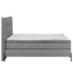 Boxspring Temre Geweven stof Inas: Platinakleurig - 200 x 200cm