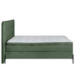 Boxspringbett Temre Microfaser Orela: Olivgrün - 160 x 200cm