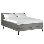 Boxspring Baladre Microvezel Faria: Grijs - 160 x 200cm - H4 hard