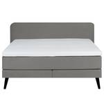 Boxspring Baladre Microvezel Faria: Grijs - 160 x 200cm - H4 hard