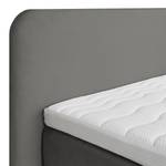 Boxspring Baladre Microvezel Faria: Grijs - 160 x 200cm - H4 hard