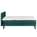 Letto boxspring Baladre Microfibra Faria: verde scuro - 180 x 200cm - H4