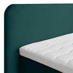 Letto boxspring Baladre Microfibra Faria: verde scuro - 180 x 200cm - H3