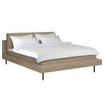 Gestoffeerd bed Manu Microvezel Orela: Cappuccino - 160 x 200cm