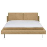 Letto imbottito Manu Microfibra Zaira: sabbia - 180 x 200cm