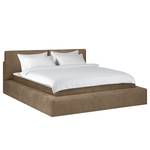 Letto imbottito Ilay Microfibra Zaira: havanna - 140 x 200cm