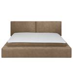 Letto imbottito Ilay Microfibra Zaira: havanna - 140 x 200cm