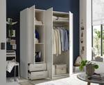 Armoire à portes battantes Zajak Blanc - Largeur : 155 cm