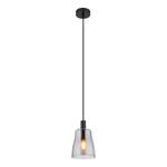 Hanglamp Garri type C gekleurd glas/aluminium/acrylglas - 1 lichtbron - Zwart