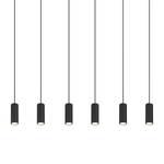 Suspension Robby Fer / Plexiglas - 6 ampoules - Noir - Nb d'ampoules : 6