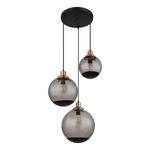 Hanglamp Potter gekleurd glas/ijzer/messing/acrylglas- 3 lichtbronnen - Aantal lichtbronnen: 3