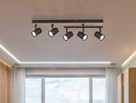 Lampada da soffitto Robby Ferro - 5 punti luce - Nero/Color ottone - Numero di lampadine necessarie: 5