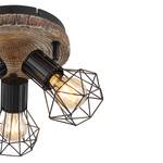 Lampada da soffitto Priska B Vetro acrilico / Ferro - 3 punto luce - Numero di lampadine necessarie: 3