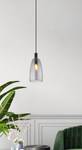 Hanglamp Garri type B gekleurd glas/aluminium/acrylglas - 1 lichtbron - Zwart