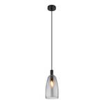 Hanglamp Garri type B gekleurd glas/aluminium/acrylglas - 1 lichtbron - Zwart