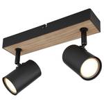 Lampada da soffitto Robby Ferro - 2 punti luce - Beige / Nero - Numero di lampadine necessarie: 2