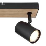 Lampada da soffitto Robby Ferro - 2 punti luce - Beige / Nero - Numero di lampadine necessarie: 2