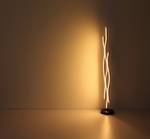 Staande lamp Geronimo aluminium/acrylglas - 1 lichtbron - Beige/zwart