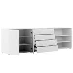 Dressoir Nikko 279 cm alpinewit - Metalen handgrepen