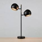 Lampe Edgar Fer - 2 ampoules - Noir