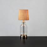 Lampe Costero Verre / Jute - 1 ampoule - Beige - Hauteur : 43 cm