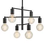 Hanglamp Cielo 6 lichtbronnen ijzer - zwart