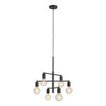 Hanglamp Cielo 6 lichtbronnen ijzer - zwart