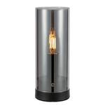 Lampe Post Fer / Verre - 1 ampoule - Noir - Hauteur : 23 cm