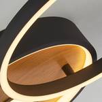 Lampada a LED da soffitto Curio Acciaio / Silicone - Nero - 1 punto luce