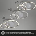 LED-plafondlamp Arruda rond aluminium/polypropeen - Zilver