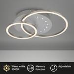 LED-plafondlamp Arruda rond aluminium/polypropeen - Zilver