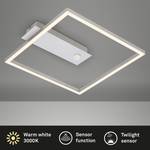 LED-plafondlamp Figa Senso 1 lichtbron aluminium/polypropeen - Zilver