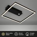 LED-Deckenleuchte Figa Sensor 1-flammig Aluminium / Polypropylen - Schwarz
