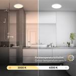 Lampada da bagno a LED Colaria Polipropilene - Argento