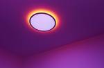 Lampada da soffitto a LED Liva Smart Poliestere - 1 punto luce - Nero