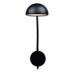 Lampada da parete Nomi Acciaio / PVC - Nero - 1 punto luce