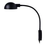 Wandlamp Nomi staal/PVC - zwart- 1 lichtbron