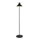 Lampadaire Dial Acier / PVC - 1 ampoule - Noir