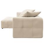 Ecksofa ROOYA Webstoff Saia: Beige - Longchair davorstehend links