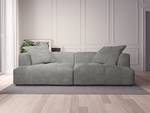 Bigsofa ROOYA Bouclé Stoff Bony: Grau