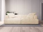 Bigsofa ROOYA Bouclé Stoff Bony: Beige