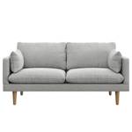 2-Sitzer Sofa ELLENS Webstoff Saia: Hellgrau